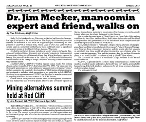 DrJimMeekerManoominExpertWalksOn